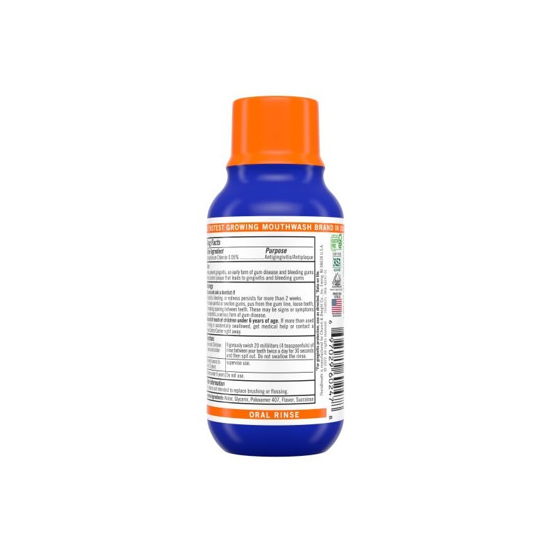 Thera Breath TheraBreath Healthy Gums Mouthwash, Clean Mint, Antigingivitis, 1