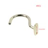 MY MIRONEY 4PCS Gold Closet Rod Supports Can be Used