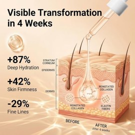 Sueros Facial de Salmón PDRN 10000ppm con Péptidos Adenosina y Cafeína, Hidratante Reafirmante para Mejorar Textura y Aspecto Juvenil de la Piel 50ml