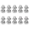 uxcell Hex Screw Bolt Nut Flat Lock Washer Kit M8 x 20mm 304 Stainless Steel Fully Threaded Hex Bolts 10 Sets