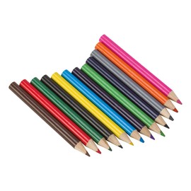 Toysmith Mini Colored Pencils - 12 Color Variety - For Boys & Girls of All Ages