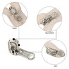 Universal Zipper Repair Kit - 3-Size Double-Sided Zippers Slider Replacement