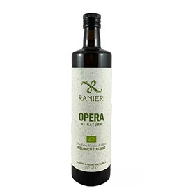 Extra Virgin Olive Oil Ranieri - 100% Organic Extra Virgin Olive Oil in a Bottle - 750ml