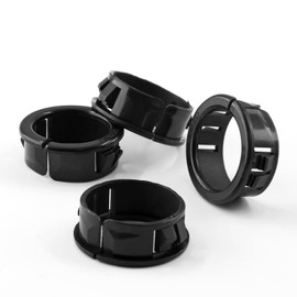 Uenhoy 30 Pcs Opened Snap Bushing 1" Mounting Dia Nylon Snap in Cable Hose Bushing Grommet Protectors OSB-26