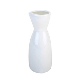 JapanBargain 2723x2, White Porcelain Sake Carafe Sake Bottle for Cold Sake and Hot Sake Microwave Safe, 4 ounce,Pack of 2 (2, 4 oz-White)