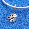 Family Tree Dangle Charm 925 Sterling Silver Pendant,Girl jewellery Beads