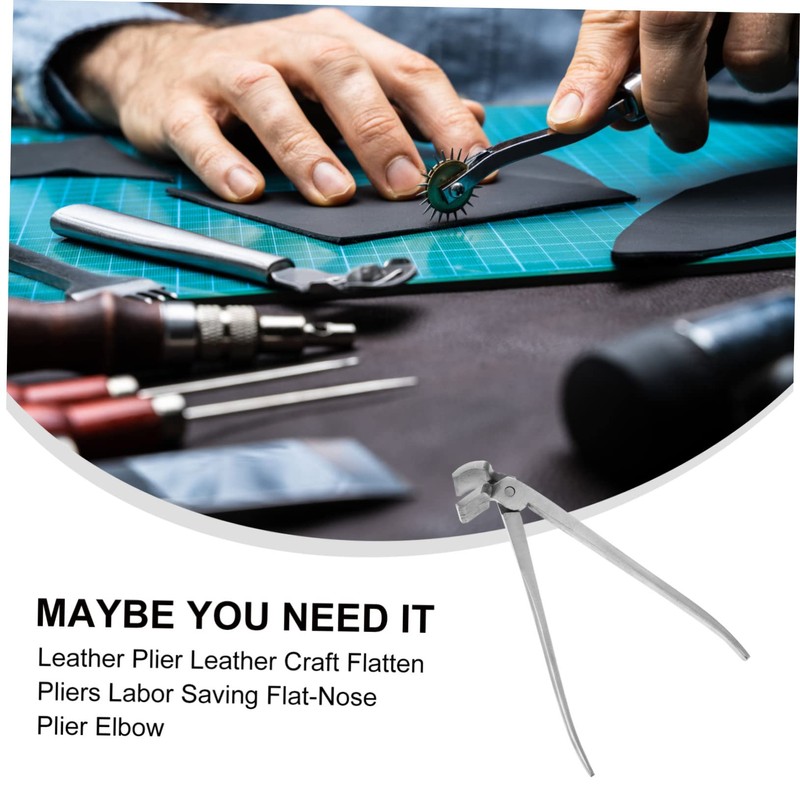 SEWACC Leather Plier Flat-Nose Tool for Bags and Shoes Construction