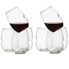 Govino Go Anywhere Flexible Shatterproof Recyclable Wine Glasses, 16-ounce, Set