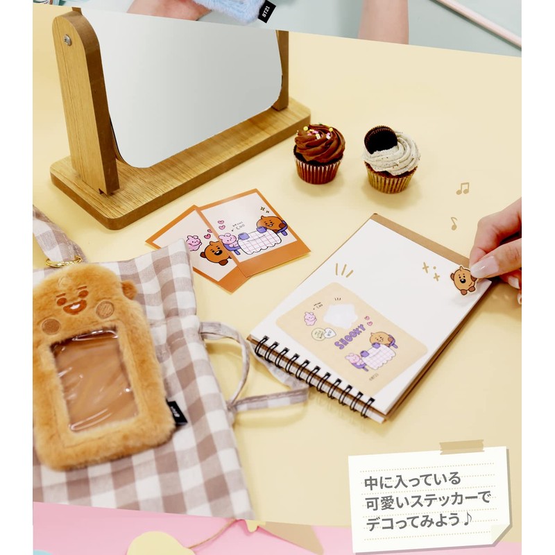 Solomon Shoji BT21 FKB_Photo Card Key Holder Ver.2 Fluffy Fluffy