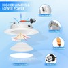 ANWIO 4Inch 5CCT LED Recessed Lighting,E26 7W 700LM Dimmable IC