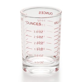 Shot Glass Measuring Cup 3 Ounce/90ML Liquid Heavy High Espresso Glass Cup