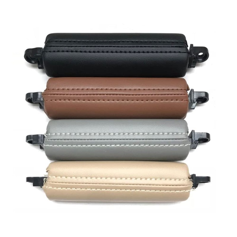 Goodithy Upgraded Interior Car Leather Front Left Door Handle Replacement