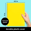 PAPERAGE Undated Daily Planner Notebook (Yellow), 8.5 in x 11