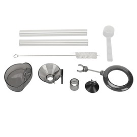 Aquarium Feeding Tube Dish Prevent Floating Acrylic Shrimp Feeding Tube and Dish Set for Tropical Fish Crab Fighting Fish