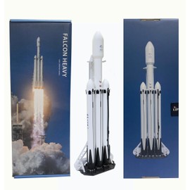 Falcon Heavy + STRONGGBACK 1/233 Diecast Rocket Model Set (10)