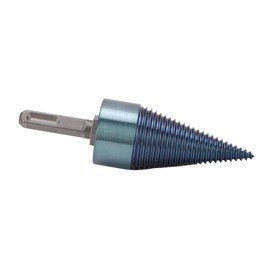 Firewood Split Drill Bit Square Shank BluePlated Screw Cone Head Drilling Accessories 42mm