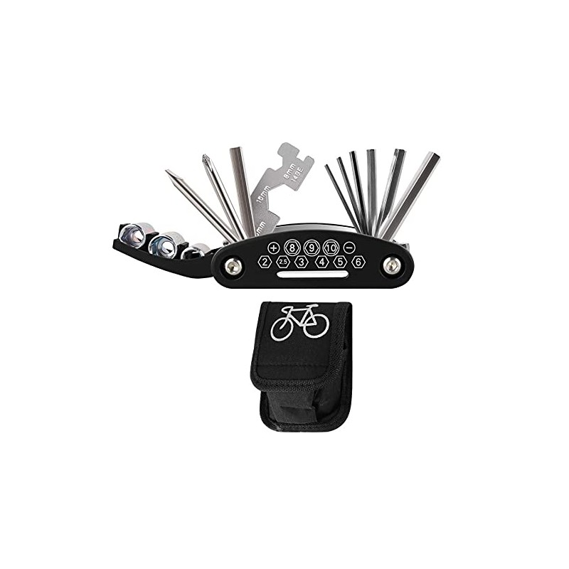 Bayli Bicycle Tool Set with Tool Bag, Multifunctional Tool with