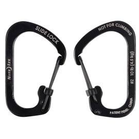 Nite Ize CSL2-01-R6 Carabiner Slide Lock, Black