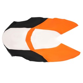 HECASA Seat Cover Compatible with 2011-2016 Sea-Doo GTS130, Rental, Wake 155/2017 Sea-Doo GTI GTS (Black+White+Orange)