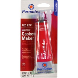 Permatex 81160 3 Oz High-Temp Red RTV Silicone Gasket