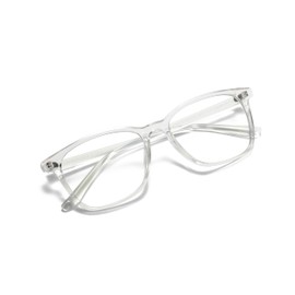 WAZIR TR Blue Light Blocking Glasses For Women/Men, Women Computer Glasses, Gaming Glasses, Retro Square Glasses,Anti Eye strain UV400 Filter Glasses (Square Transparent 05)