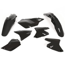 Kojem Plastic Kit Compatible with Suzuki DRZ400 DRZ400E DRZ400ES All Years Graphics Kit Fender Mudguard Side Panel Radiator Shrouds Whole Bodywork Fairing Set (Total 7 Pcs)