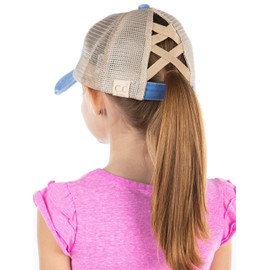 Funky Junque - Gorra de béisbol para niña, Blue Moon Wash, Talla única