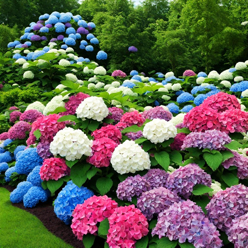 50+ Hydrangea Seeds: Giant Snowball Shrubs for Wedding-Perfect Flowers