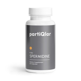 partiQlar Spermidine Supplement 8mg - High Purity Wheat Germ Extract for Autophagy & Cellular Renewal - Advanced Anti-Aging & Longevity Support - 60 Veggie Capsules