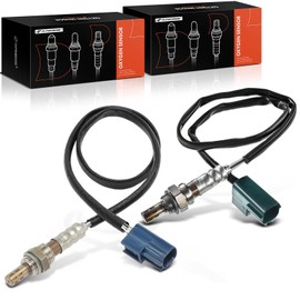 A-Premium - Sensor de oxígeno O2 compatible con Infiniti I35 2002 2003 2004 y Nissan Maxima 2002 2003, V6 3.5L Sedán, aguas abajo delantero y trasero, juego de 2 piezas, repuesto # 226A05Y700