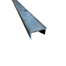 1/8" x 1" x 2" Steel Channel x 7" Length, A36 Steel Metal Sheet Weldable Sheet Metal Panels for Industrial DIY Use Projects Accessories