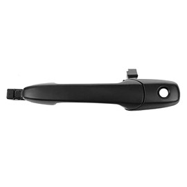 TRQ Front Left Exterior Door Handle Black Drivers Side Compatible with 2004-2009 Mazda 3 2006-2015 5 2003-2008 6 2007-2012 CX-7 2007-2015 CX-9 2004-2008 RX-8