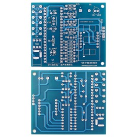 Tiardey Learn to Sold Kits 51 Microcontroller Ultrasonic Rangefinder Kit with HC-SR04 Ultrasonic Sensor Module
