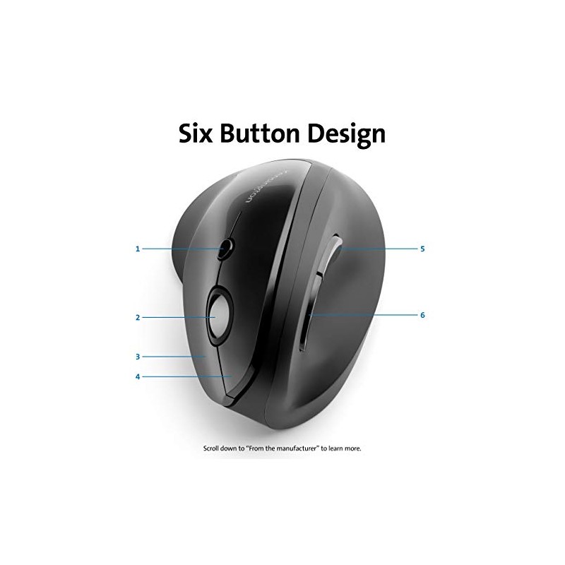 Kensington Mouse Vertical inalámbrico, Pro Fit ergonómico. K75501WW