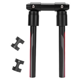 MechKit Folding Bike Handlebar, 90 Degree Foldable Aluminum Alloy Quick Release Bicycle Handlebar for Mountain Bike MTBs Scooter (560MM)