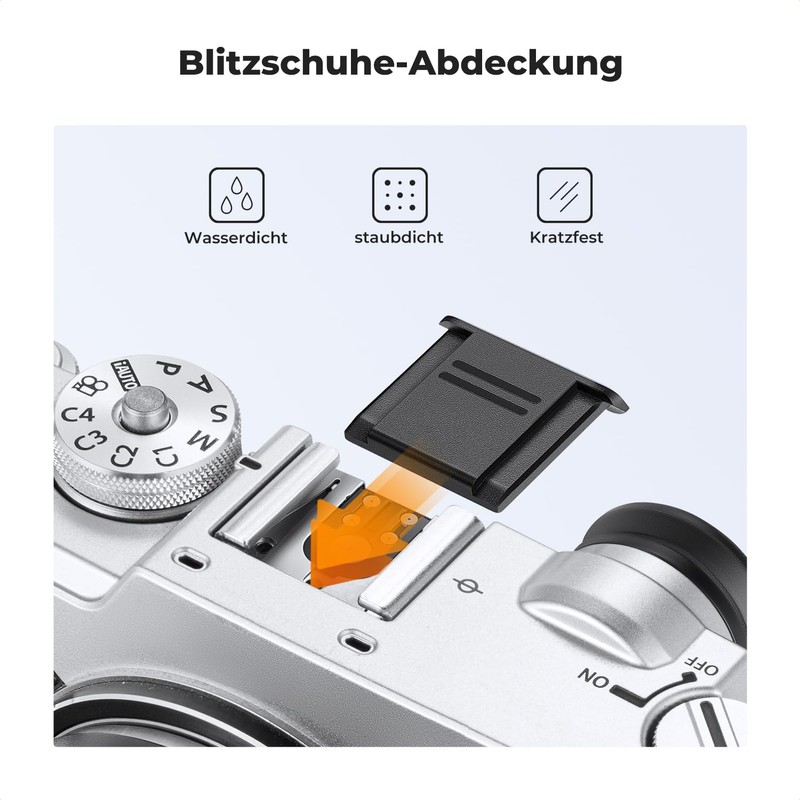 K&F Concept Housing Cap + Rear Lens Cap for Ricoh