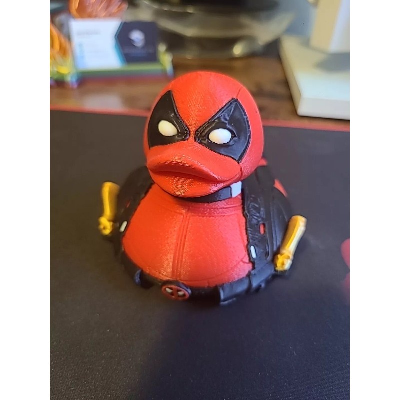 Marsala3D Deadpool Duck 3D Printed Large Size Jeep Duck Plastic