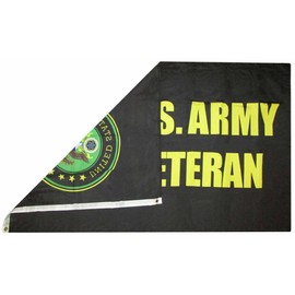 3x5 U.S. Army Veteran Seal 100D 5x3ft Premium Flag Grommets Super Polyester