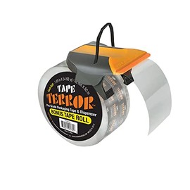 Tape Terror Pro Grade Packing Tape and Dispenser (Dispenser with Pro-Grade Roll + Bonus)