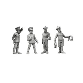 1/48 Scale Model Sailors 1:48 Resin Sailor Figurines for Model Ships – Highly Detailed 1/48 Scale Crew for RC & Static Model Boats – Premium Quality Miniature Sailors for Dioramas & Maritime Displays