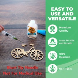 Kopperko 1ml Borosilicate Glass Syringe - Luer Lock, Glue Syringe, 1 Pk (Single)