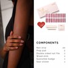 NAILOG Semi-Cured Gel Nail Strips, 20 Strips, Long-Lasting, Salon-Quality, Nail
