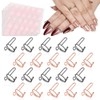 EBANKU Wudu Nail Ring for Acrylic Nails, Adjustable Fingernail Rings