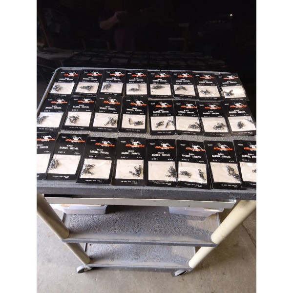 walker 24 PKS #3 Barrel swivels 4 TO A PK