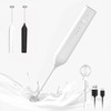 ELMWAY Powerful Electric Milk Frother Set, Rechargeable Drink Blender with