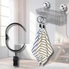 iHomeBlinds Clip Stainless Steel Openable Circle Hooks Curtain Clips, 30