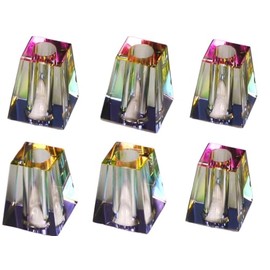 Glutkiller Rainbow Colours Glass Ashtray (Assorted Rainbow - Pack of 6)