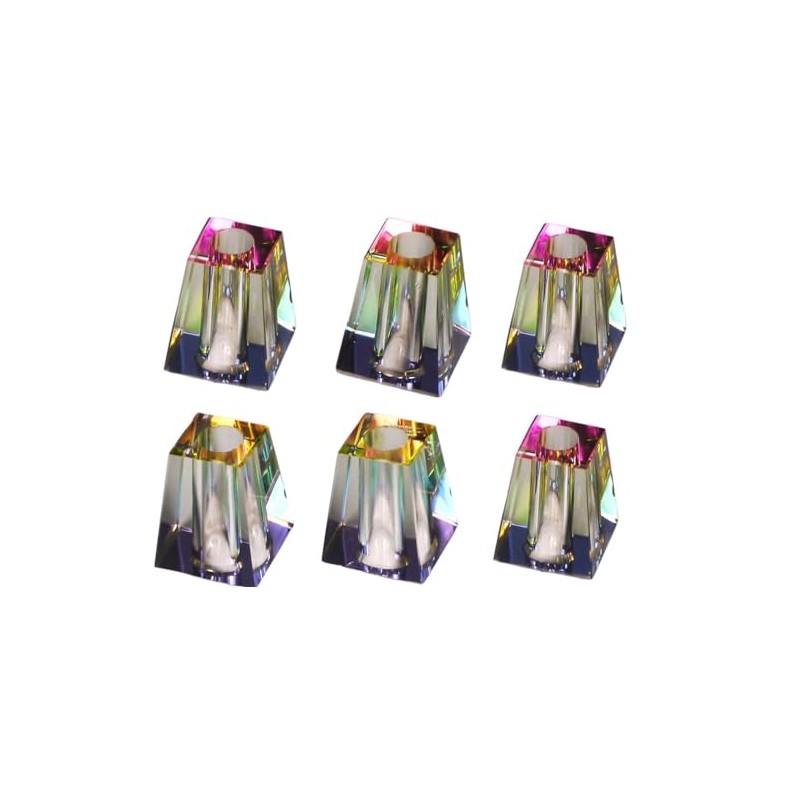 Glutkiller Rainbow Colours Glass Ashtray (Assorted Rainbow - Pack of