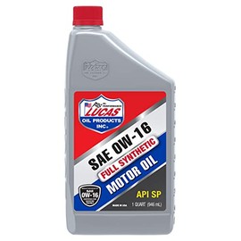 Lucas Oil Synthetic SAE 0W-16 API SP Motor Oil/Quart