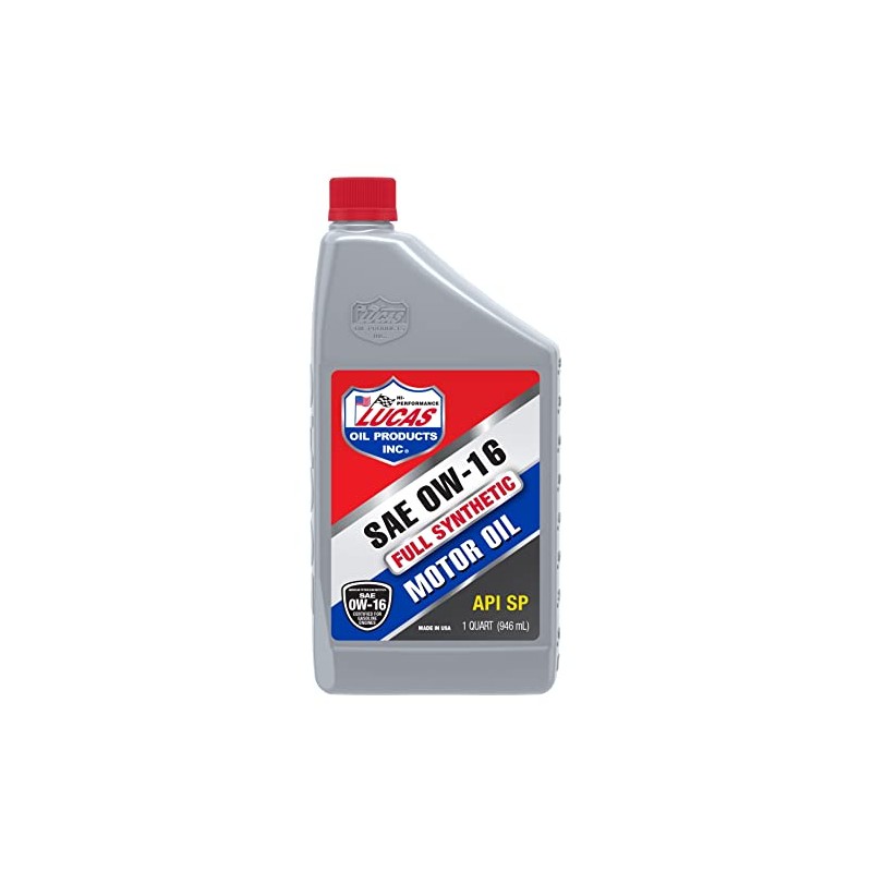 Lucas Oil Synthetic SAE 0W-16 API SP Motor Oil/Quart